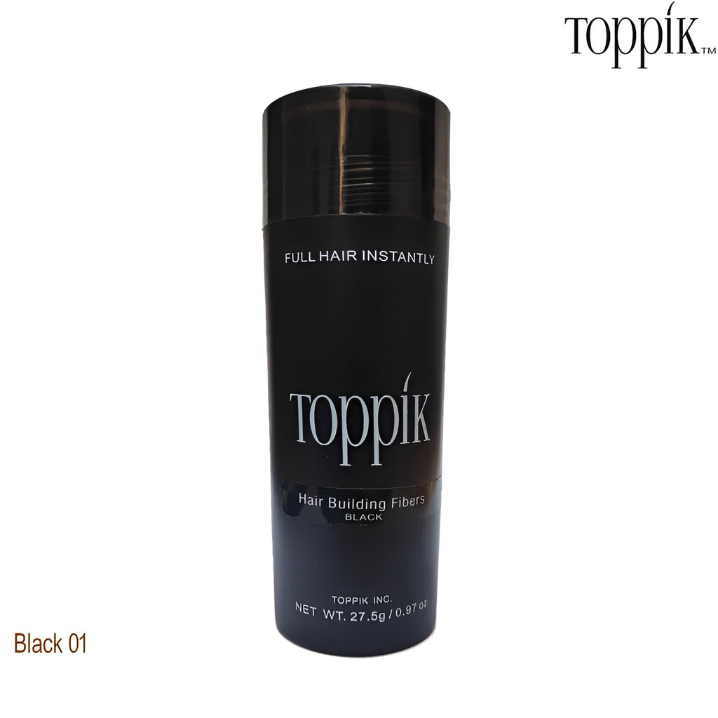 Toppik Hair Building Fiber (27g) + Spray Applicator ( Black & Dark Brown Colors )