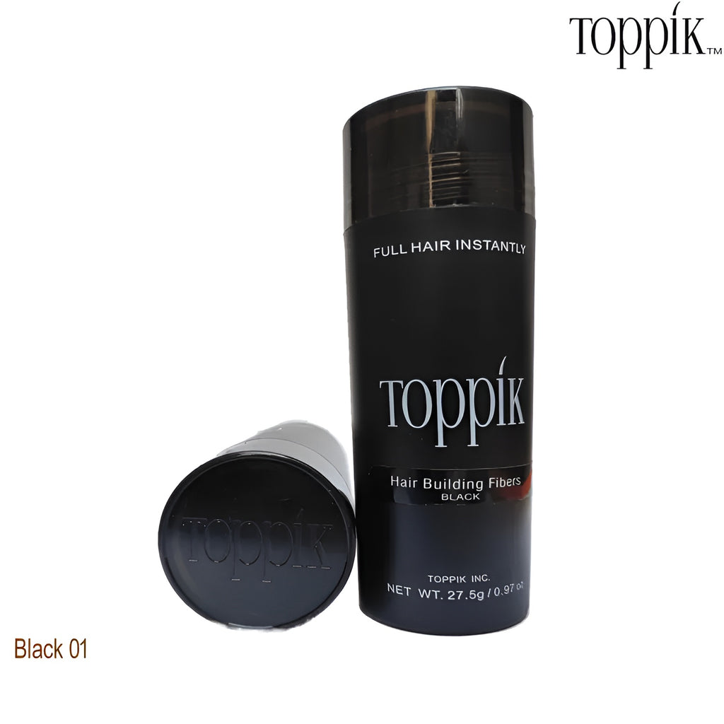 Toppik Hair Building Fiber (27g) + Spray Applicator ( Black & Dark Brown Colors )