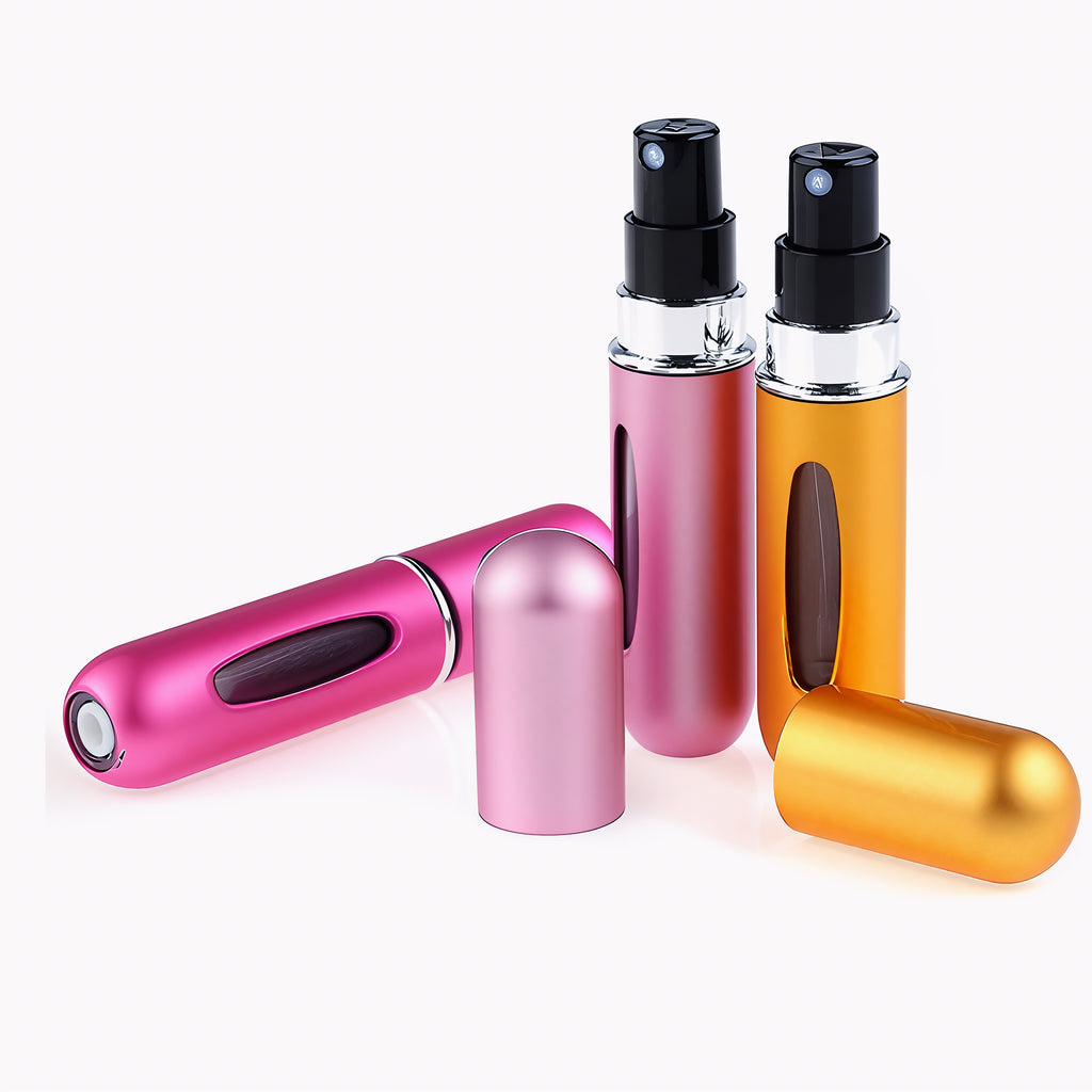 Refillable Mini Perfume Spray Bottle Spray Atomizer 5 ml | Portable, Leak-Proof, and Stylish (random color)
