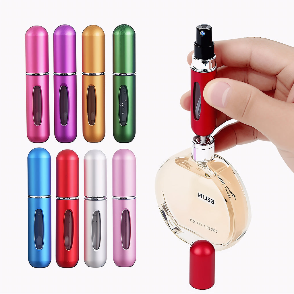 Refillable Mini Perfume Spray Bottle Spray Atomizer 5 ml | Portable, Leak-Proof, and Stylish (random color)