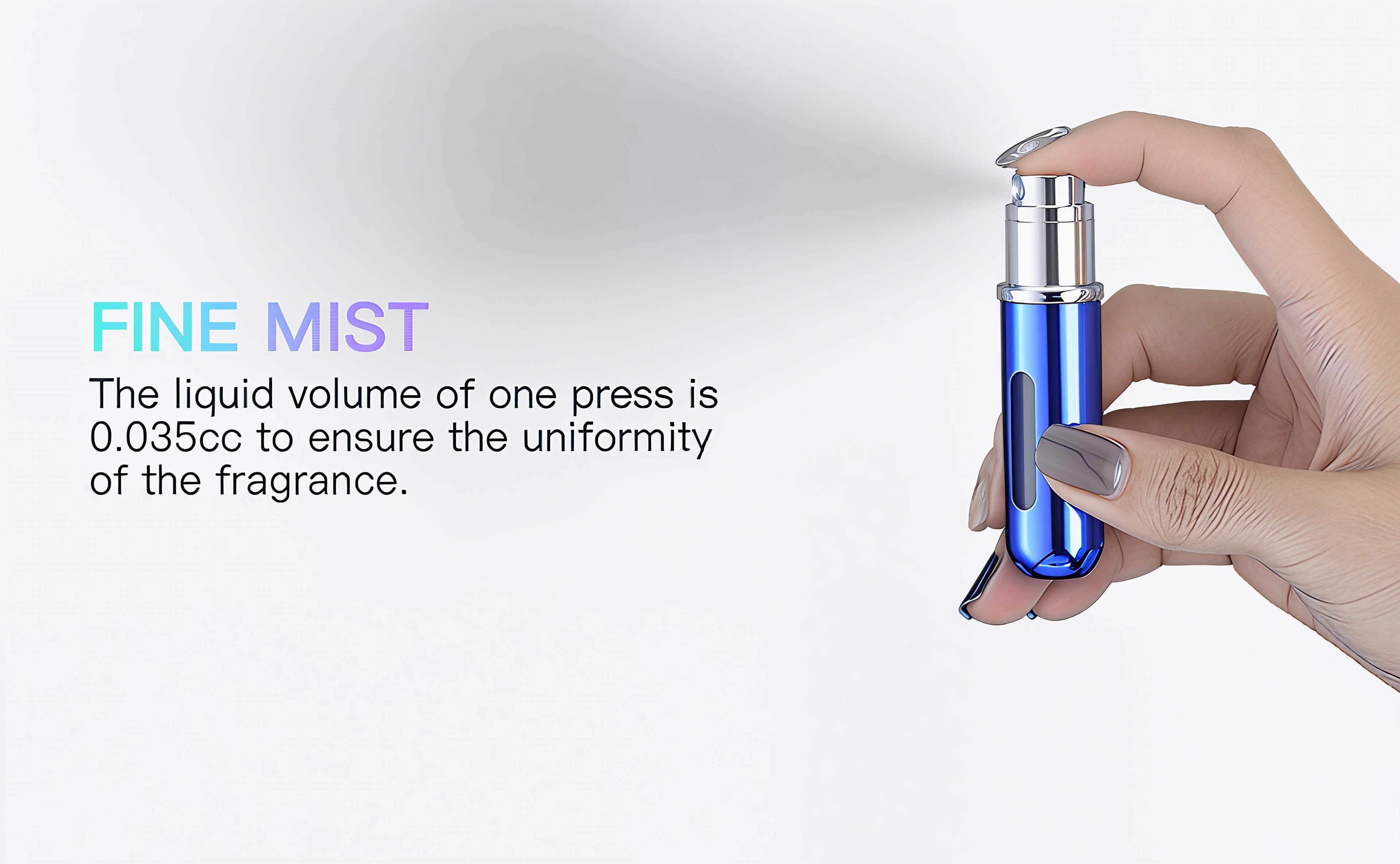 Refillable Mini Perfume Spray Bottle Spray Atomizer 5 ml | Portable, Leak-Proof, and Stylish (random color)